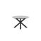 Garden Impressions  Lowland tafel - Ø120 cm - carbon black - Centostone Napoli sand