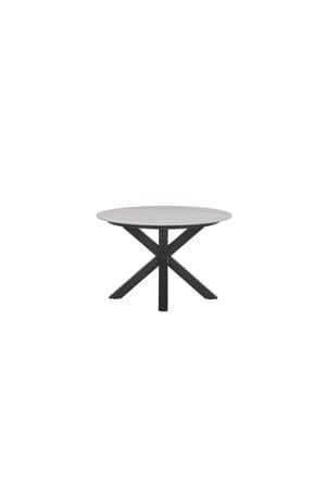 Lowland tafel - Ø120 cm - carbon black - Centostone Napoli sand