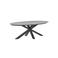 Garden Impressions Scotland tafel - 230x115 cm - carbon black - Centostone Napoli grey