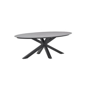 Scotland tafel - 230x115 cm - carbon black - Centostone Napoli grey