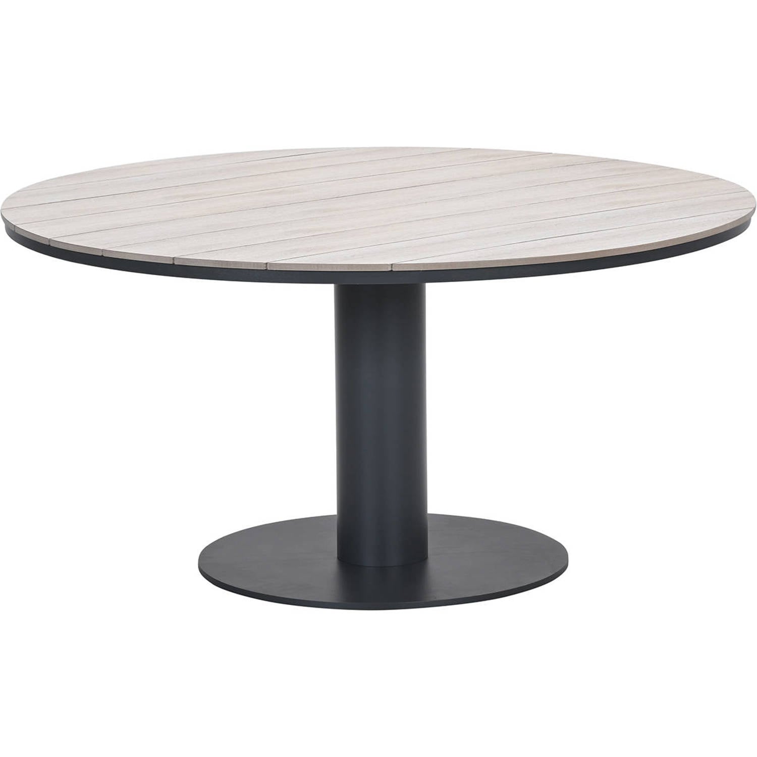 Garden Impressions Newton dining tuintafel rond Ø150 cm carbon black
