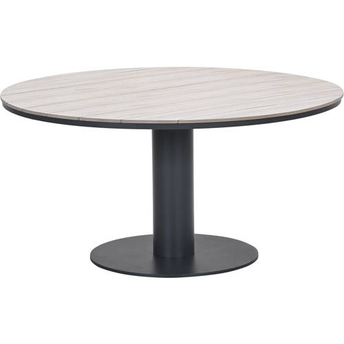Garden Impressions Garden Impressions Newton dining tuintafel rond - Ø150 cm - carbon black afbeelding