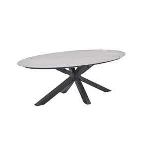 Scotland tafel - 230x115 cm - carbon black - Centostone Napoli sand