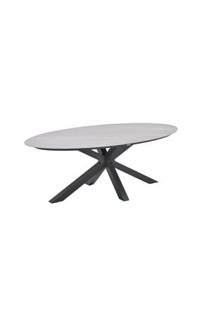  Scotland tafel - 230x115 cm - carbon black - Centostone Napoli sand
