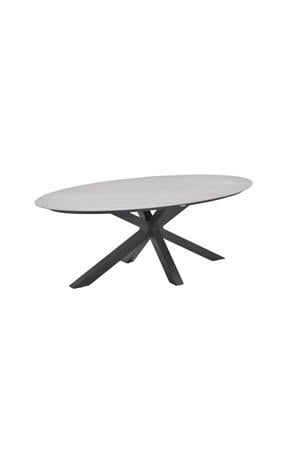 Scotland tafel - 230x115 cm - carbon black - Centostone Napoli sand