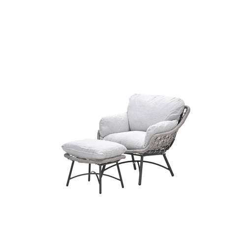 Garden Impressions Logan fauteuil inclusief voetenbank afbeelding