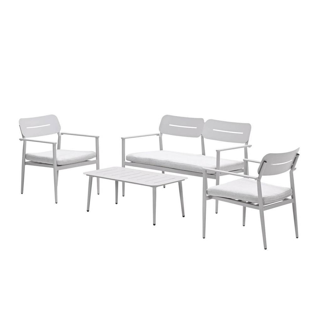 Garden Impressions Morella loungeset - 4-delig - taupe - valley sand