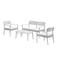 Garden Impressions Morella loungeset - 4-delig - taupe - valley sand