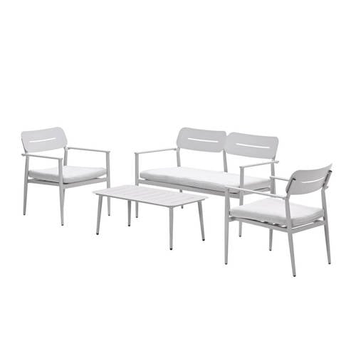 Garden Impressions Morella loungeset - 4-delig - taupe - valley sand afbeelding