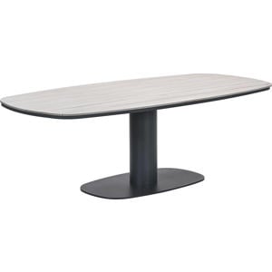 Garden Impressions Newton drum dining tuintafel - 230x110 cm - carbon black