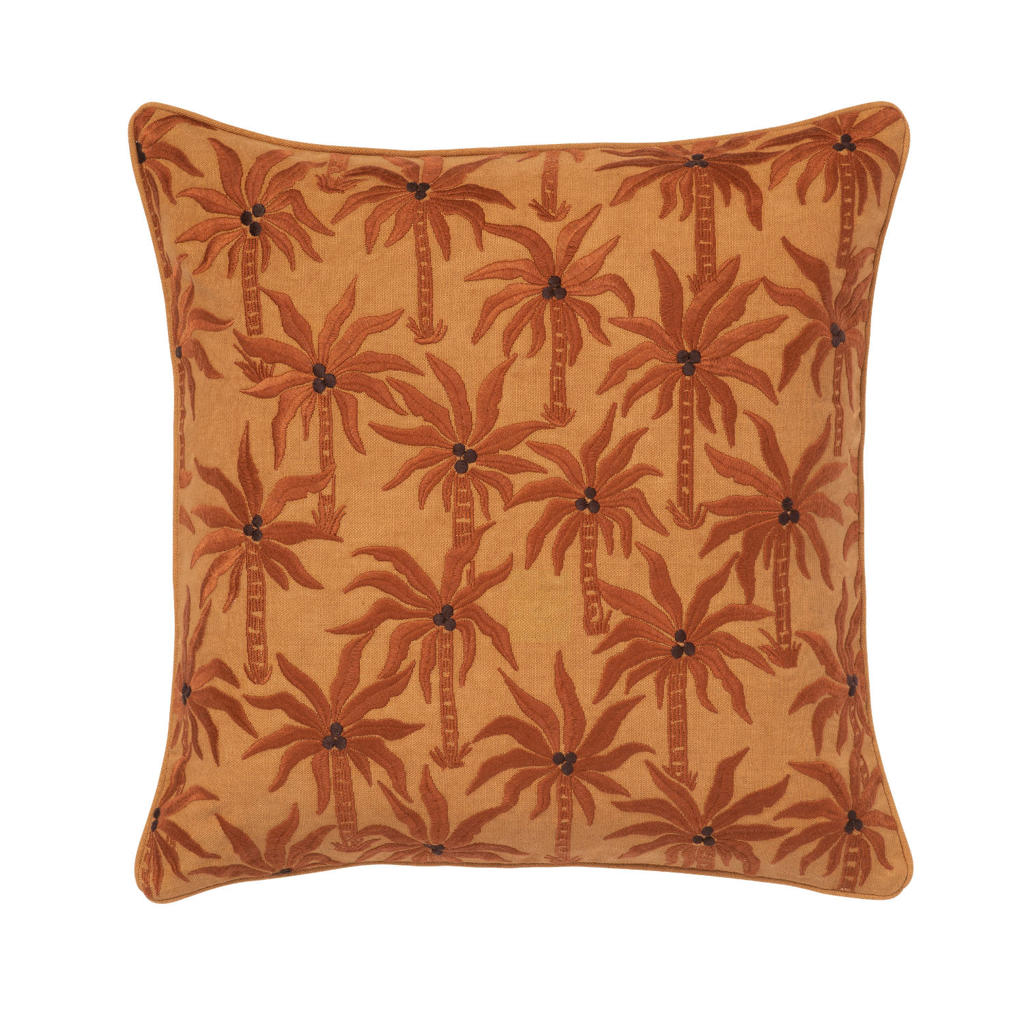 Palais sierkussen Laura Raffia & Caramel (50x50x10 cm)