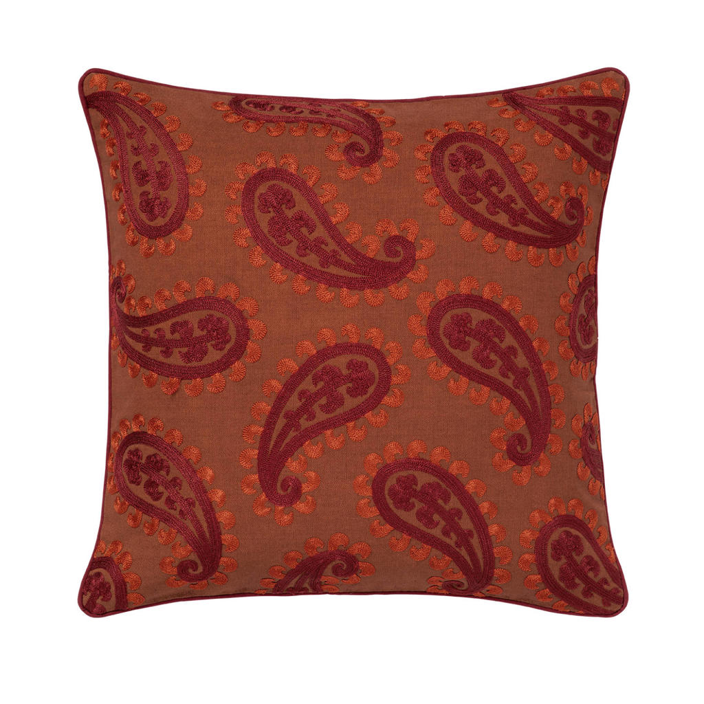 Palais sierkussen Siena Bloom Spice & Coral (50x50x10 cm)