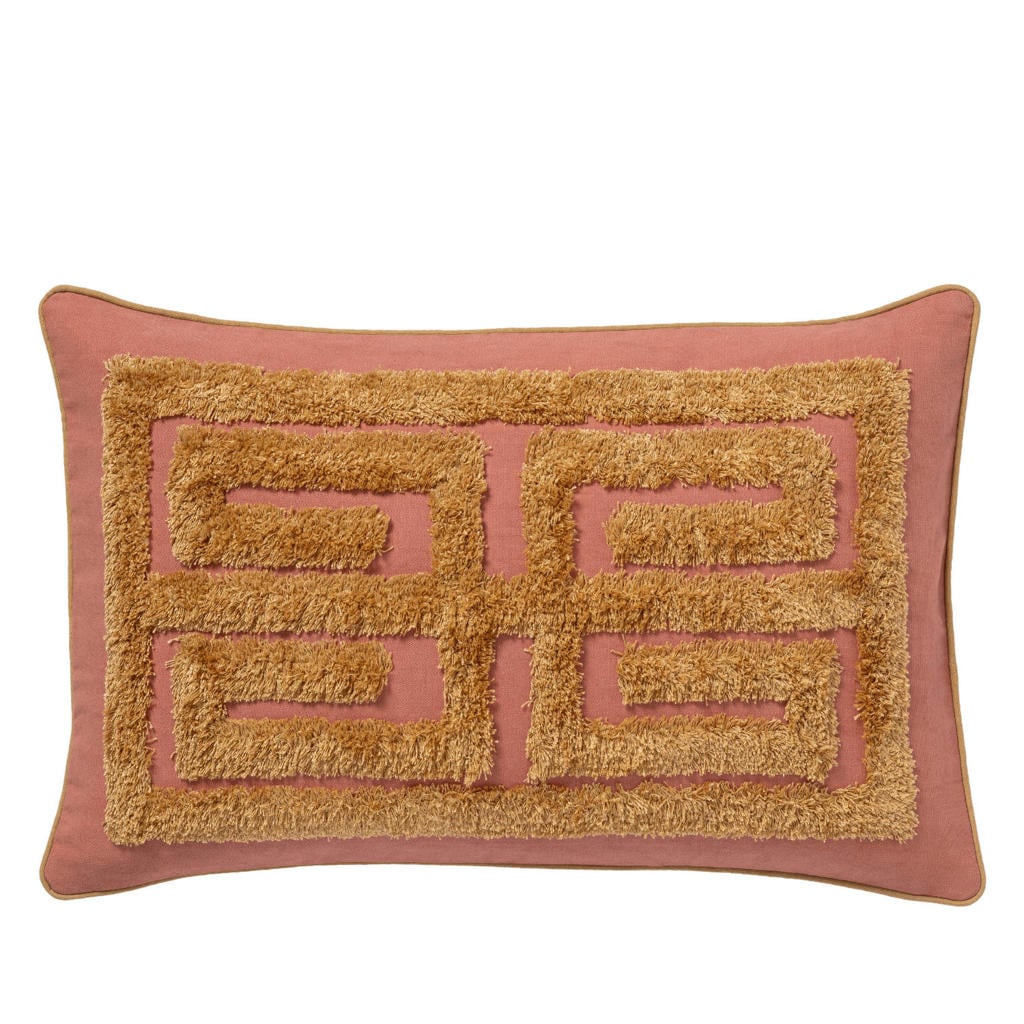 Palais sierkussen Cleo Blush & Raffia (60x40x10 cm)