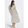 ONLY maxi jurk met panterprint ecru