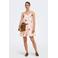 ONLY gebloemde mini zomerjurk - ecru