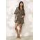 ONLY blouse met panterprint bruin