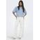 ONLY Onlmadison-Sille Hw Wide Pocket Pant Pnt high waist wide leg jeans ecru