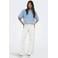 ONLY wide leg jeans - ecru