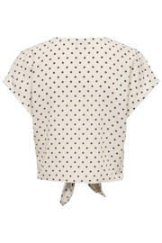thumbnail: ONLY blouse met stippen ecru