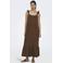 ONLY midi jurk bruin