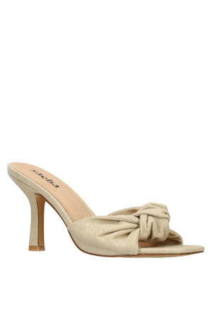 leren muiltjes beige