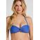 Hunkemöller Luxe voorgevormde bandeau bikinitop - blauw