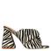 Sacha muiltjes met zebraprint zwart