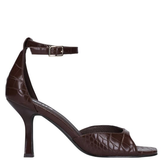 bruine sandalettes dames