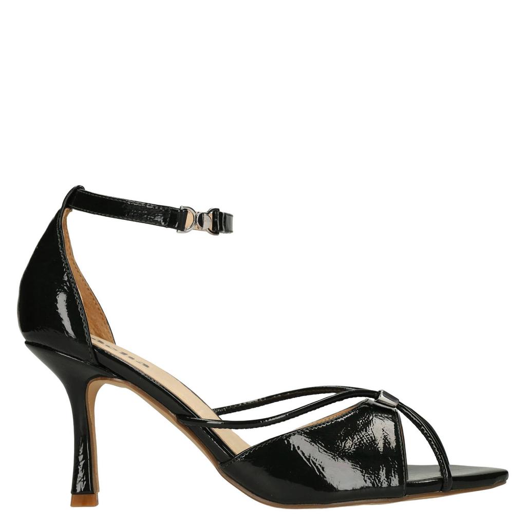 Donkergroene dames Sacha lak sandalettes