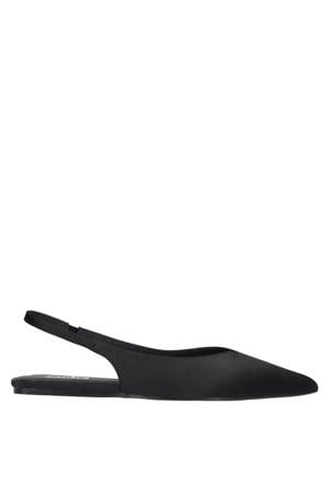 slingback loafers zwart