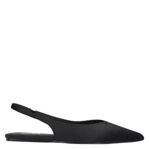 slingback loafers zwart