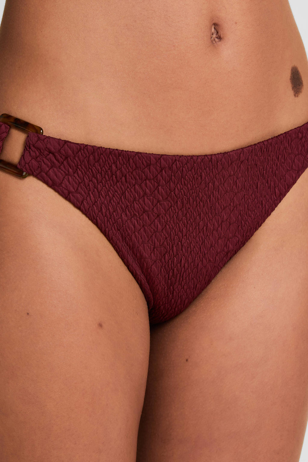 Hunkemöller Aruba bikinibroekje met siergesp - paars