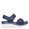 Skechers D'Lux Walker chunky sandalen donkerblauw