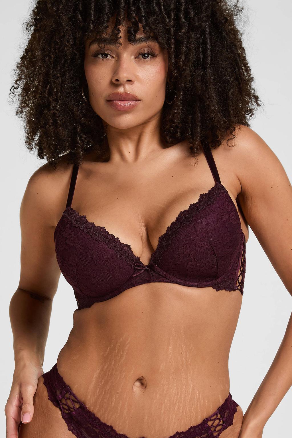 Hunkemöller Aveline voorgevormde beugel-bh - paars