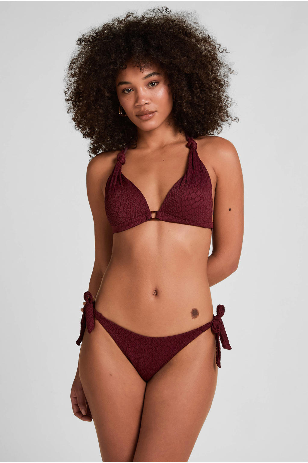 Hunkemöller Aruba voorgevormde triangel bikinitop - paars
