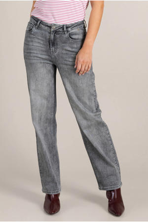 high waist mom jeans grey denim