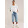 WE Fashion loose fit denim jort - lichtblauw