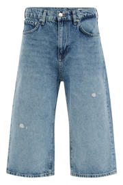 thumbnail: WE Fashion loose fit denim jort - lichtblauw
