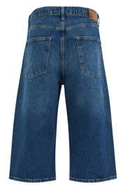 thumbnail: WE Fashion denim loose fit jort - blauw