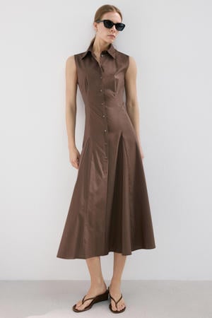 blousejurk bruin