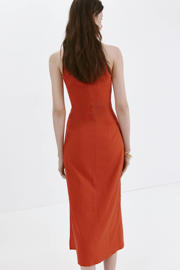 thumbnail: Mango halterjurk oranje