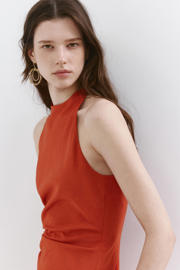 thumbnail: Mango halterjurk oranje