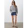 MANGO TEEN short medium blue denim