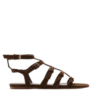 leren sandalen donkerbruin