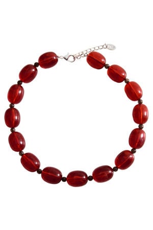 kralenketting rood