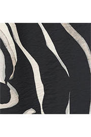 thumbnail: Mango mini jurk met zebraprint zwart