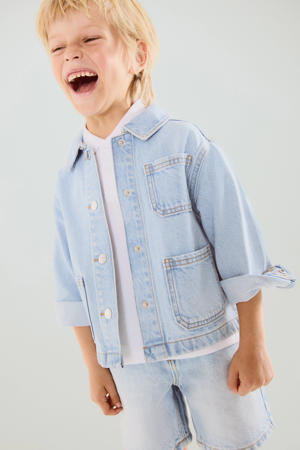 spijkerjas light blue denim