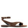 Mango suède sandalen bruin