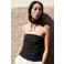 Mango strapless top zwart