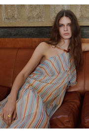 thumbnail: Mango gestreepte maxi jurk multi